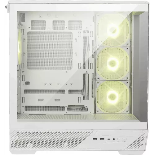Корпус MSI MAG Pano 130R PZ белый без БП ATX 6x120mm 2x140mm 2xUSB3.0 audio AirDuct bott PSU