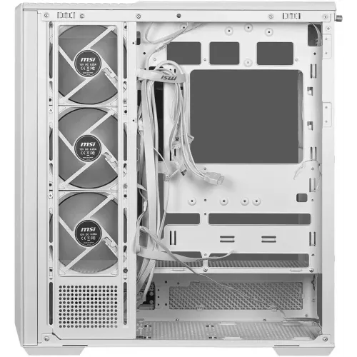 Корпус MSI MAG Pano 130R PZ белый без БП ATX 6x120mm 2x140mm 2xUSB3.0 audio AirDuct bott PSU