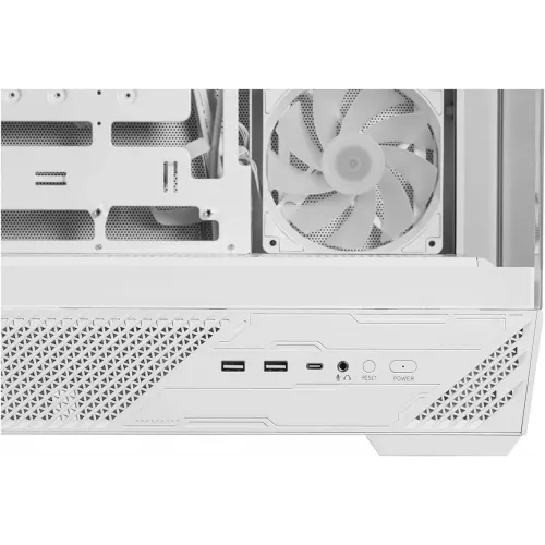 Корпус MSI MAG Pano 130R PZ белый без БП ATX 6x120mm 2x140mm 2xUSB3.0 audio AirDuct bott PSU
