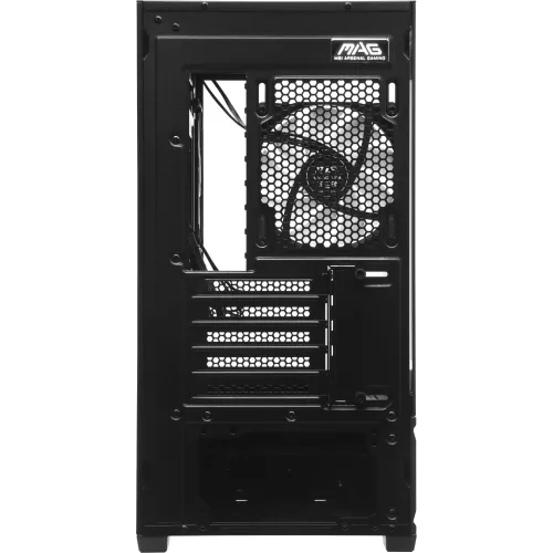 Корпус MSI MAG Pano M110R черный без БП mATX 8x120mm 2x140mm 1xUSB3.0 audio AirDuct bott PSU