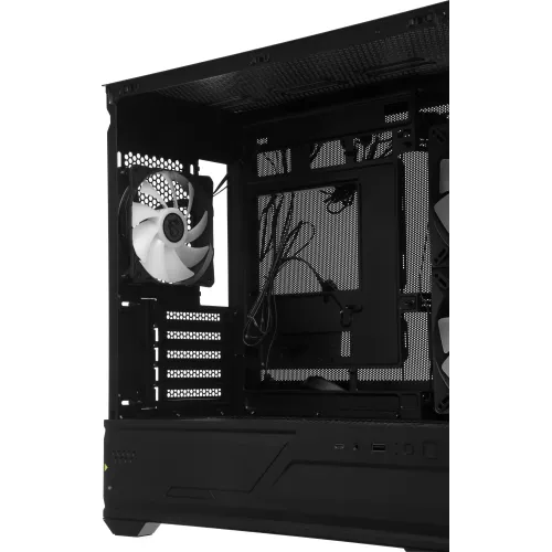 Корпус MSI MAG Pano M110R черный без БП mATX 8x120mm 2x140mm 1xUSB3.0 audio AirDuct bott PSU