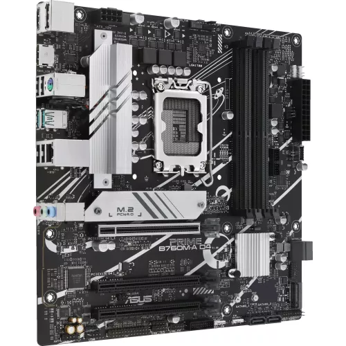 Материнская плата Asus PRIME B760M-A D4-CSM Soc-1700 Intel B760 4xDDR4 mATX AC`97 8ch(7.1) 2.5Gg RAID+HDMI+DP