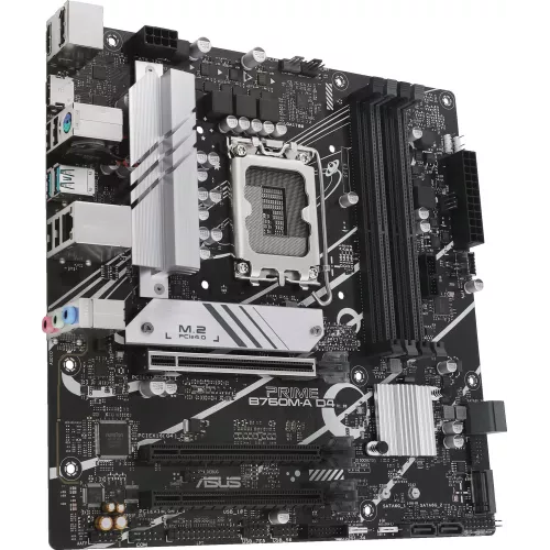 Материнская плата Asus PRIME B760M-A D4-CSM Soc-1700 Intel B760 4xDDR4 mATX AC`97 8ch(7.1) 2.5Gg RAID+HDMI+DP