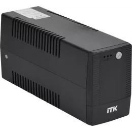 Источник бесперебойного питания ITK Electra EST-1000VA-1-001-S-L 600Вт 1000ВА черный