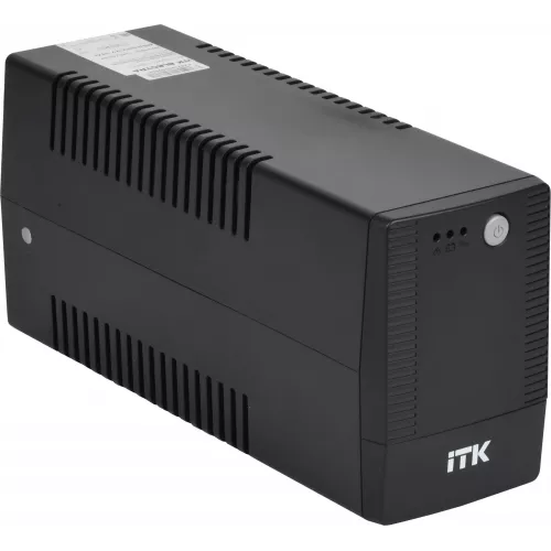 Источник бесперебойного питания ITK Electra EST-1000VA-1-001-S-L 600Вт 1000ВА черный