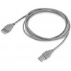Кабель Buro USB A(m) USB A(f) 1.8м (BHP RET USB_AF18) серый (блистер)