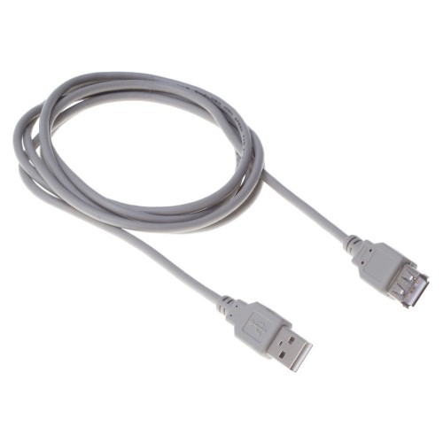 Кабель Buro USB A(m) USB A(f) 1.8м (BHP RET USB_AF18) серый (блистер)