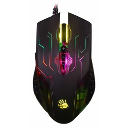 Мышь A4Tech Bloody Q51 черный/рисунок оптическая 6200dpi USB 8but
