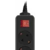 Сетевой фильтр PC Pet AP01006-E-B 1.8м (5 розеток) черный (пакет ПЭ)