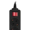 Сетевой фильтр PC Pet AP01006-5-B 5м (5 розеток) черный (пакет ПЭ)