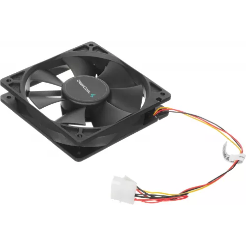 Вентилятор для корпуса Deepcool XFan 120 120х120x25 черный 3-pin 4-pin (Molex) 24дБ (DP-FDC-XF120) Ret