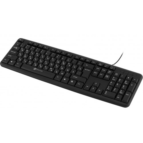 Клавиатура Оклик 180M черный USB (943626) кабель 1.6м