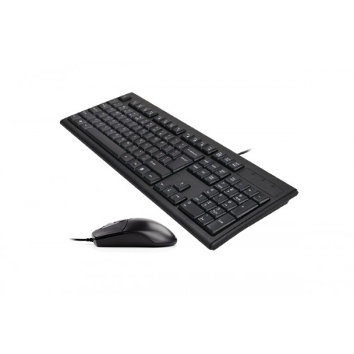 Клавиатура и мышь A4Tech KRS-8372 (черный, USB) - идеальный комплект для комфортной работы и игр