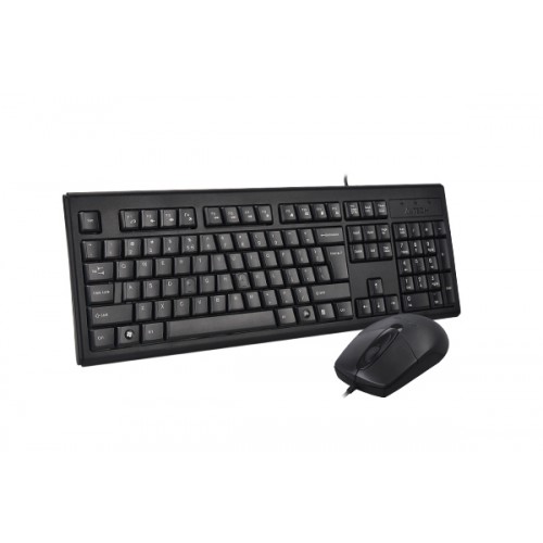Клавиатура и мышь A4Tech KRS-8372 (черный, USB) - идеальный комплект для комфортной работы и игр