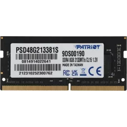 Память DDR4 8Gb 2133MHz Patriot PSD48G213381S Signature RTL PC4-17000 CL15 SO-DIMM 260-pin 1.2В single rank Ret