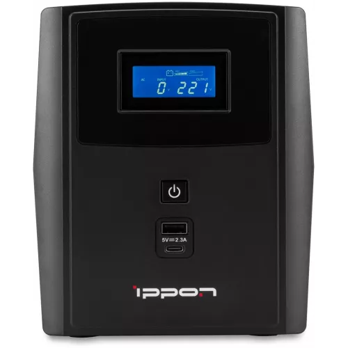 Источник бесперебойного питания Ippon Smart Power Pro II Euro 1200 720Вт 1200ВА черный