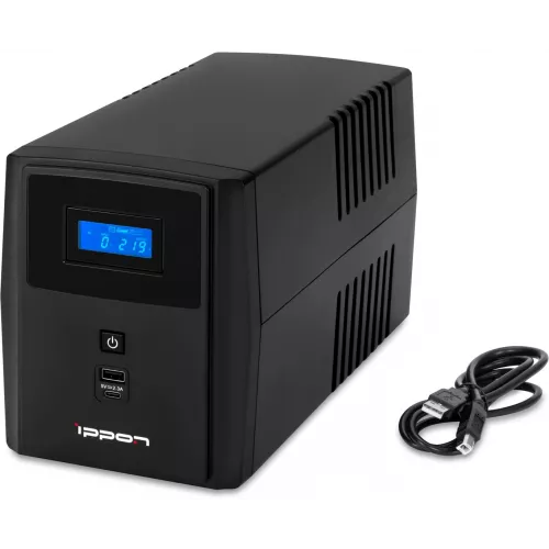 Источник бесперебойного питания Ippon Smart Power Pro II Euro 1200 720Вт 1200ВА черный