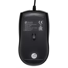 Мышь Оклик 325M черный оптическая 1200dpi USB для ноутбука 3but (1091340)