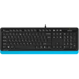 Клавиатура + мышь A4Tech Fstyler F1010 клав:черный/синий мышь:черный/синий USB Multimedia (F1010 BLUE)