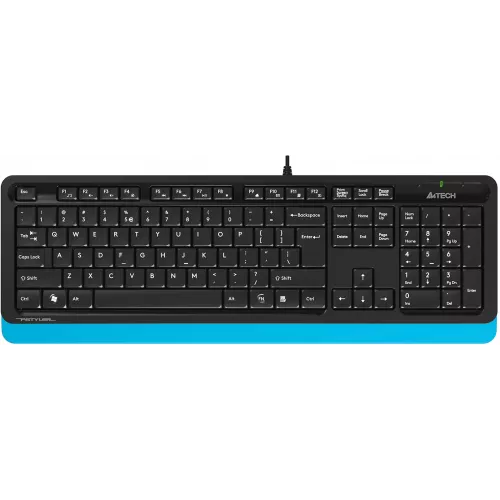 Клавиатура + мышь A4Tech Fstyler F1010 клав:черный/синий мышь:черный/синий USB Multimedia (F1010 BLUE)