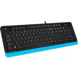 Клавиатура + мышь A4Tech Fstyler F1010 клав:черный/синий мышь:черный/синий USB Multimedia (F1010 BLUE)