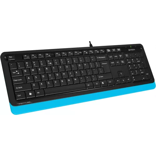 Клавиатура + мышь A4Tech Fstyler F1010 клав:черный/синий мышь:черный/синий USB Multimedia (F1010 BLUE)