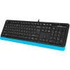 Клавиатура + мышь A4Tech Fstyler F1010 клав:черный/синий мышь:черный/синий USB Multimedia (F1010 BLUE)