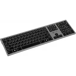 Клавиатура Оклик 890S серый USB беспроводная slim (1196549)