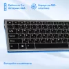 Клавиатура Оклик 890S серый USB беспроводная slim (1196549)