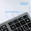 Клавиатура Оклик 890S серый USB беспроводная slim (1196549)