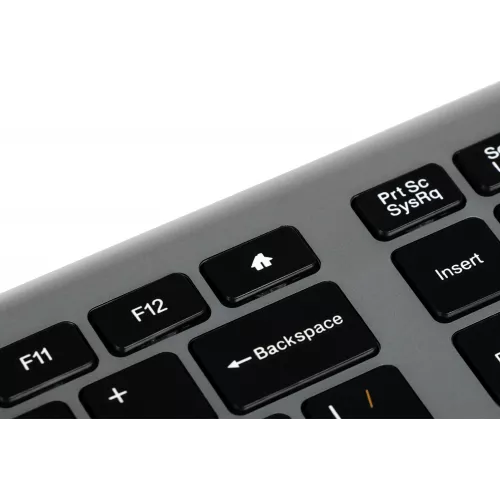 Клавиатура Оклик 890S серый USB беспроводная slim (1196549)