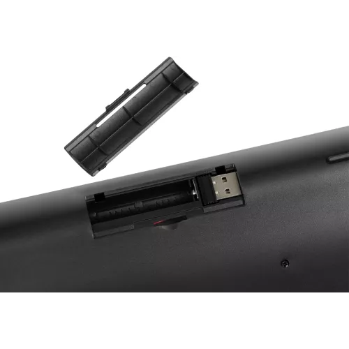 Клавиатура Оклик 890S серый USB беспроводная slim (1196549)