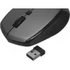 Мышь Оклик 488MW черный/серый оптическая 1600dpi беспров. USB для ноутбука 4but (1196571)
