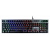 Клавиатура A4Tech B765 механическая серый USB for gamer LED (B765 GREY/NEON (GREEN SWITCH)) кабель 1.8м