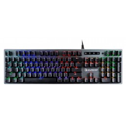 Клавиатура A4Tech B765 механическая серый USB for gamer LED (B765 GREY/NEON (GREEN SWITCH)) кабель 1.8м