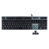 Клавиатура A4Tech B765 механическая серый USB for gamer LED (B765 GREY/NEON (GREEN SWITCH)) кабель 1.8м