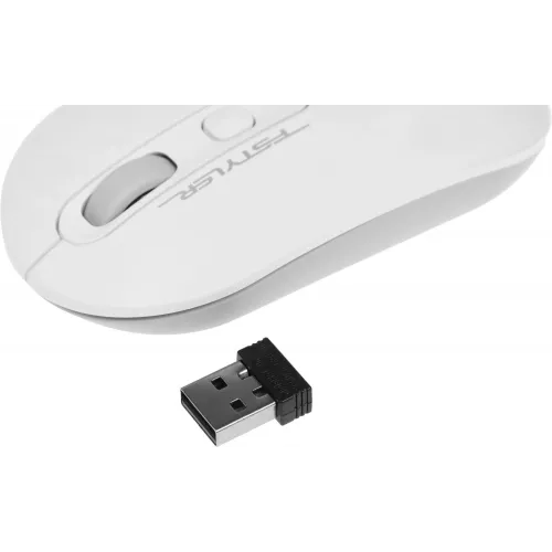 Мышь A4Tech Fstyler FG20 белый оптическая 2000dpi беспров. USB для ноутбука 4but (FG20 WHITE)