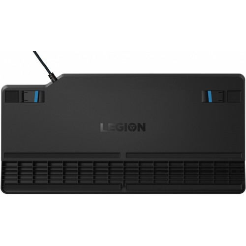 Клавиатура Lenovo K500 RGB механическая черный USB Multimedia for gamer LED (подставка для запястий) (GY40T26479) кабель 1.8м