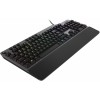 Клавиатура Lenovo K500 RGB механическая черный USB Multimedia for gamer LED (подставка для запястий) (GY40T26479) кабель 1.8м