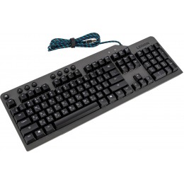Клавиатура Lenovo K500 RGB механическая черный USB Multimedia for gamer LED (подставка для запястий) (GY40T26479) кабель 1.8м
