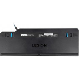 Клавиатура Lenovo K500 RGB механическая черный USB Multimedia for gamer LED (подставка для запястий) (GY40T26479) кабель 1.8м