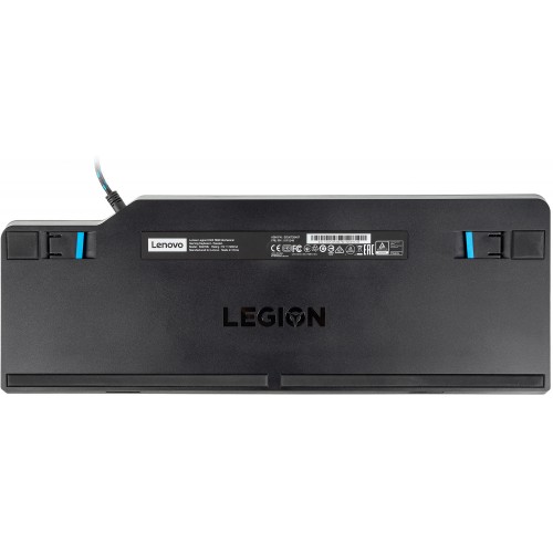 Клавиатура Lenovo K500 RGB механическая черный USB Multimedia for gamer LED (подставка для запястий) (GY40T26479) кабель 1.8м