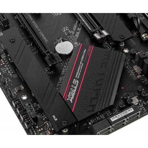Материнская плата Asus ROG STRIX B550-F GAMING Soc-AM4 AMD B550 4xDDR4 ATX AC`97 8ch(7.1) 2.5Gg RAID+HDMI+DP