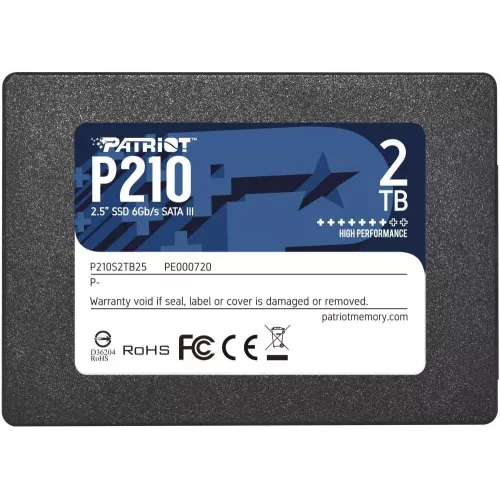 Накопитель SSD Patriot SATA-III 2TB P210S2TB25 P210 2.5"