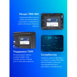 Накопитель SSD Patriot SATA-III 2TB P210S2TB25 P210 2.5"