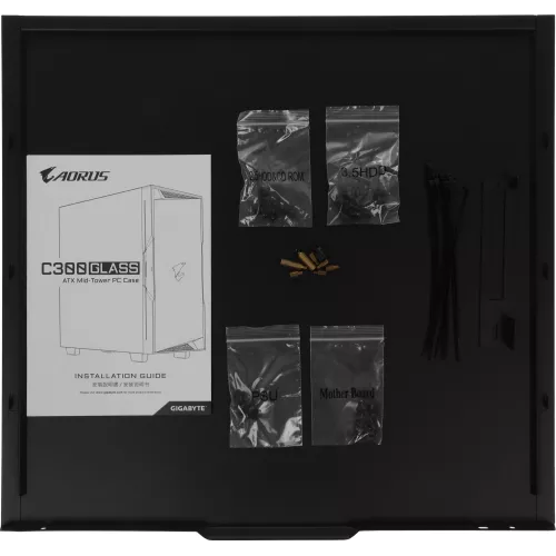 Корпус Gigabyte AORUS C300 GB-AC300G черный без БП ATX 4x120mm 4x140mm 2xUSB3.0 audio bott PSU