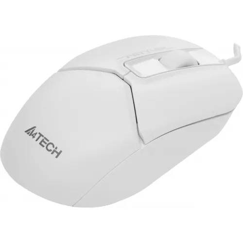 Мышь A4Tech Fstyler FM12S белый оптическая 1200dpi silent USB 3but (FM12S WHITE)