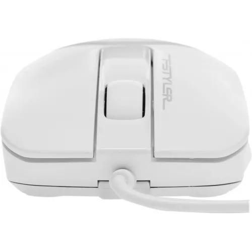 Мышь A4Tech Fstyler FM12S белый оптическая 1200dpi silent USB 3but (FM12S WHITE)