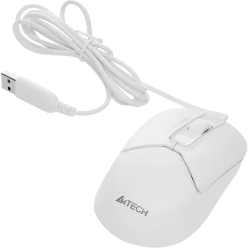 Мышь A4Tech Fstyler FM12S белый оптическая 1200dpi silent USB 3but (FM12S WHITE)