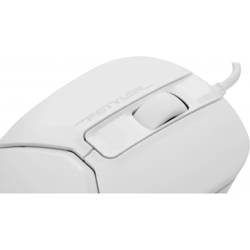 Мышь A4Tech Fstyler FM12S белый оптическая 1200dpi silent USB 3but (FM12S WHITE)